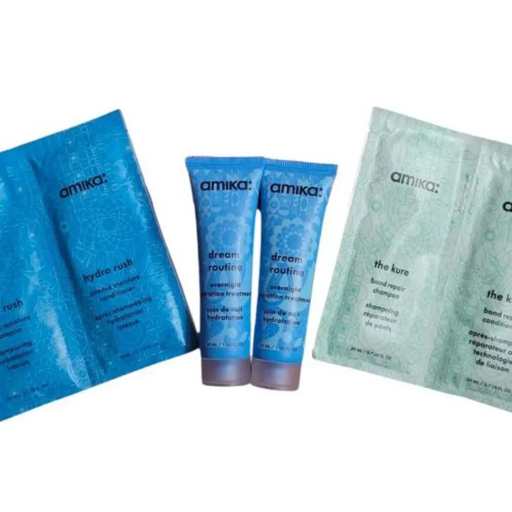 Amika Haircare Bundle | 2x Dream Routine The Kure Hydro Rush Shampoo/Conditioner
